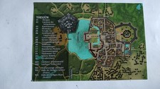 DSA DAS SCHWARZE AUGE STADT THEGUN KARTE NEUWERTIG FARBIG