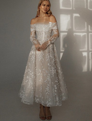 Glitzer spitze brautkleid - spitze,