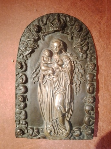 Russische bronze ikone heilige - russische,
