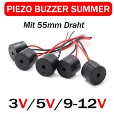 Piezo Buzzer Summer 3V/5V/12V
