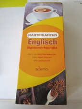 Karteikarten – Englisch Basiswortschatz - „ademo“