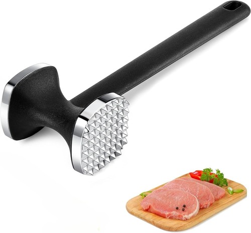 Fleischklopfer aus edelstahl - fleischklopfer,