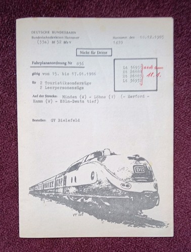 Deutsche bundesbahn - deutsche,
