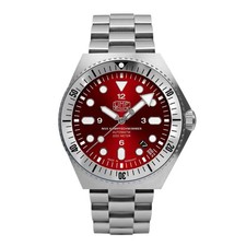 UMF Ruhla Herrenuhr 43 mm NVA Kampfschwimmer Automatik Limitiert (499) 1928M-7