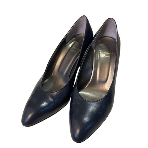 Christian dior navy high - high, heel