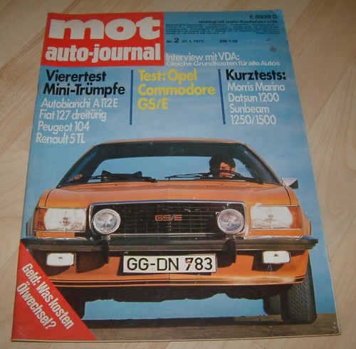 Mot 1973 opel - mot,