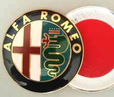 2X für ALFA ROMEO Emblem 74mm Front Kühlergrill/Heck Scudetto 147 156 159 166*