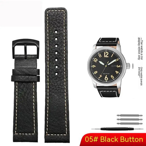 Leder uhrenarmband passend - leder,
