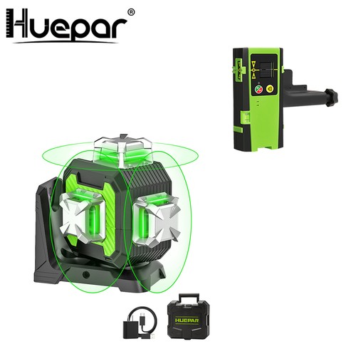 Huepar 12linien laserwaage mit - huepar, 12linien-laserwaage
