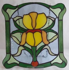 Tiffany Fensterbild Iris