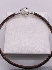 PANDORA x DISNEY The Lion King Clasp Braided Leather Bracelet 19cm 
