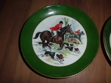 Dachbodenfund 2 AK Kaiser Wandteller Jagdreiten Jagd Reiten + Topfuntersetzer