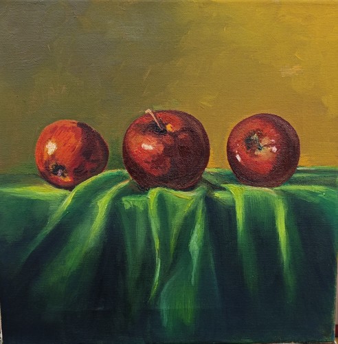 ölgemälde stillleben obst