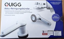 Quigg Akku-Reinigungsbürste inkl. Adapter (USB) u. verschiedener Bürsten - NEU