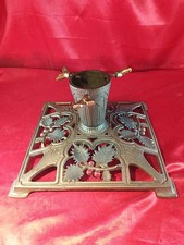 Antiker Jugendstil Christbaumständer Weihnachtsbaumständer Guss Eisen Gem.(5609)
