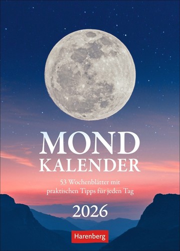 Harenberg mondkalender 2026 - mondkalender,