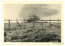 Orig. Foto brennendes Junkers