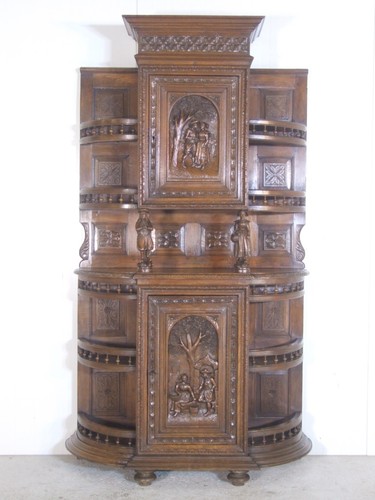 1686 antike prunkkredenz - antike,