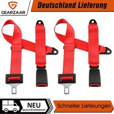 2 Punkt Sicherheitsgurt Rot