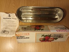 Christstollen Backform Backhaube neu in OVP ! 39 x 14 x 7 cm