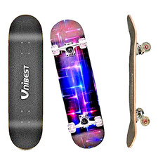 Skateboard Holzboard Unibest Funboard 80x20 cm Ahornholz komplett