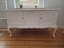 Kommode Sideboard Vintage Chippendale Warrings Weiß