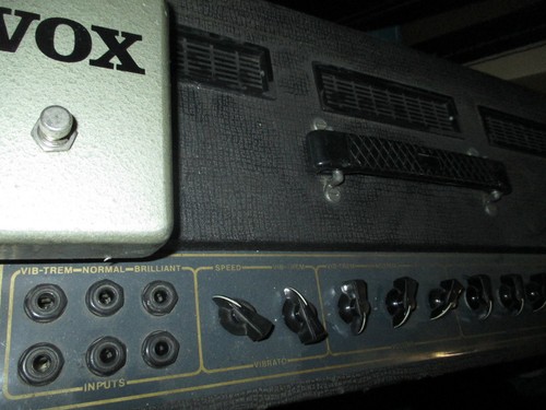 1973 vox amp - 30, top