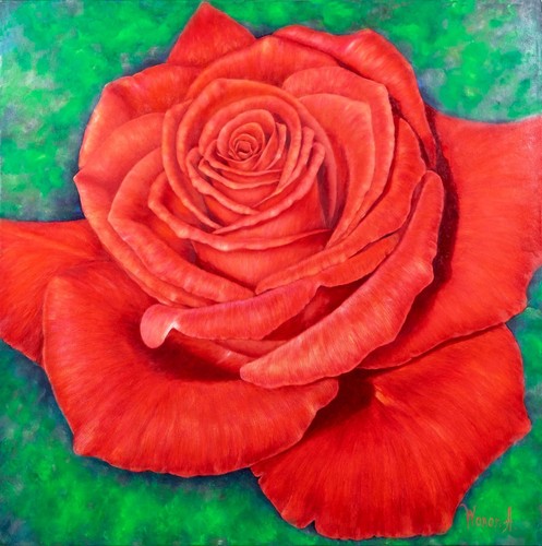 Anastasia woron ölbild rote - woron,