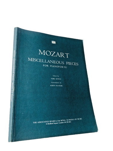 Notenbuch mozart klavier - notenbuch,