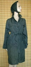 BLAUER REGENMANTEL - RAINCOAT - NYLON - VINTAGE - LILION - GR. M - L