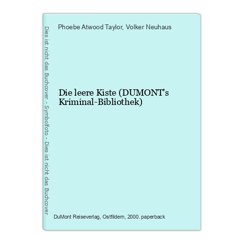 Die leere kiste dumont - kiste, (dumont's