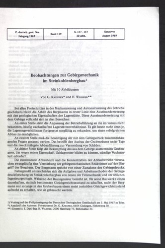 Beobachtungen zur