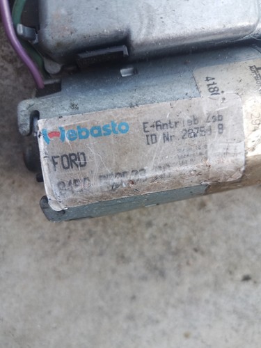 Ford schiebedach antriebsmotor - ford,