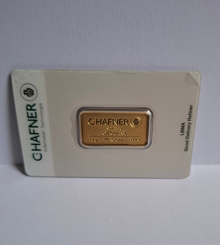 Goldbarren hafner 10 gramm - hafner,