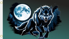 Fahne Flagge Wolfsbestie Wolf