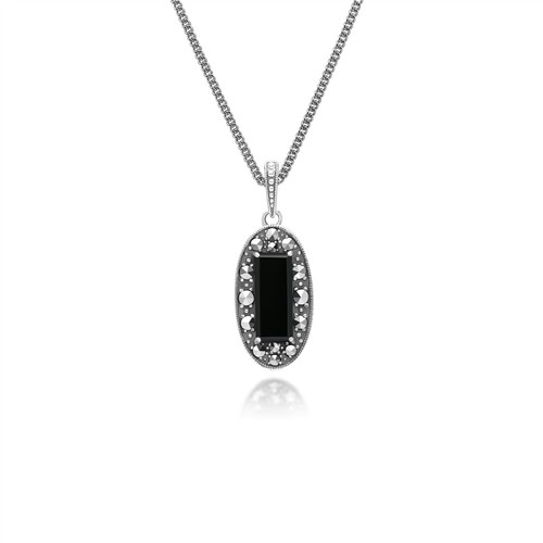 Art oval onyx und - und, markasit