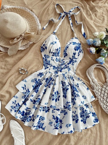 Romantisches minikleid - romantisches,