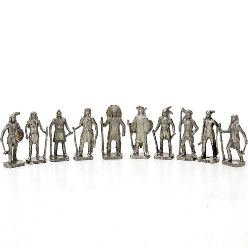 1984 10x metallfiguren - Ü-ei,