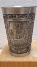 Schwandorfer Trinkbecher aus Zinn Lebensmittelecht v. Zinn Becker Stuttgart