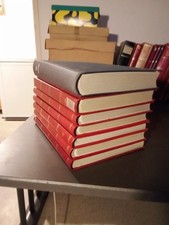 7 Briefmarken Alben gebraucht weiß (mit Marken Bund, ESST-Abschnitte etwas DDR) 