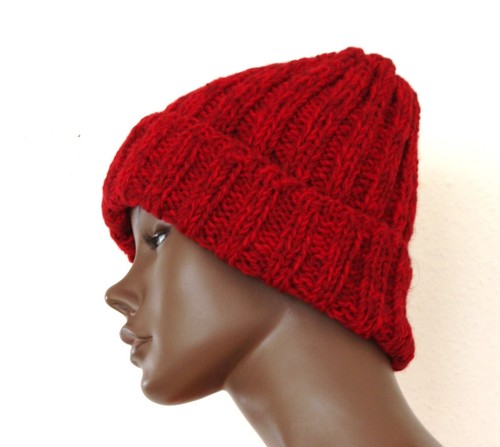 Beanie strick mütze aus - strick,