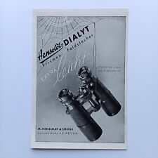 1940 Hensoldt Dialyt