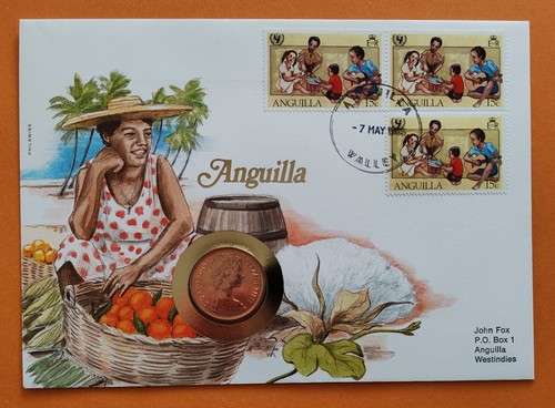 Anguilla new pence - new, 1981