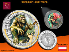 3 Euro Österreich 2025 - der Troll - Serie: Fantastische Fabelwesen