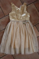 festliches KLEID von H&M in Gr. 134 __ gold __ für Weihnachten?