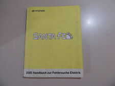 Hyundai Santa Fe  2.7L 3.5L  2005 Schaltpläne Werkstatthandbuch Fehlersuche Elek