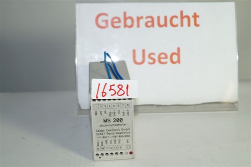 Seidel modemumschalter 200 - modemumschalter,