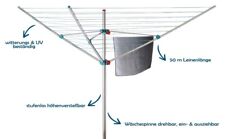 Blome Wäschespinne Alustar 50