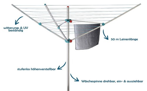Blome wäschespinne alustar - blome,