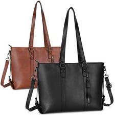 Damen Handtasche Leder Groß Damentasche Henkeltasche Schultertasche Shopper Bag 